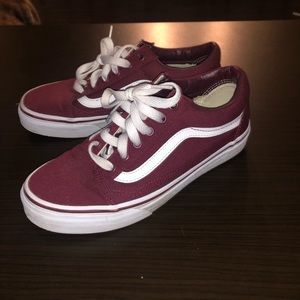 Maroon Old Skool Vans